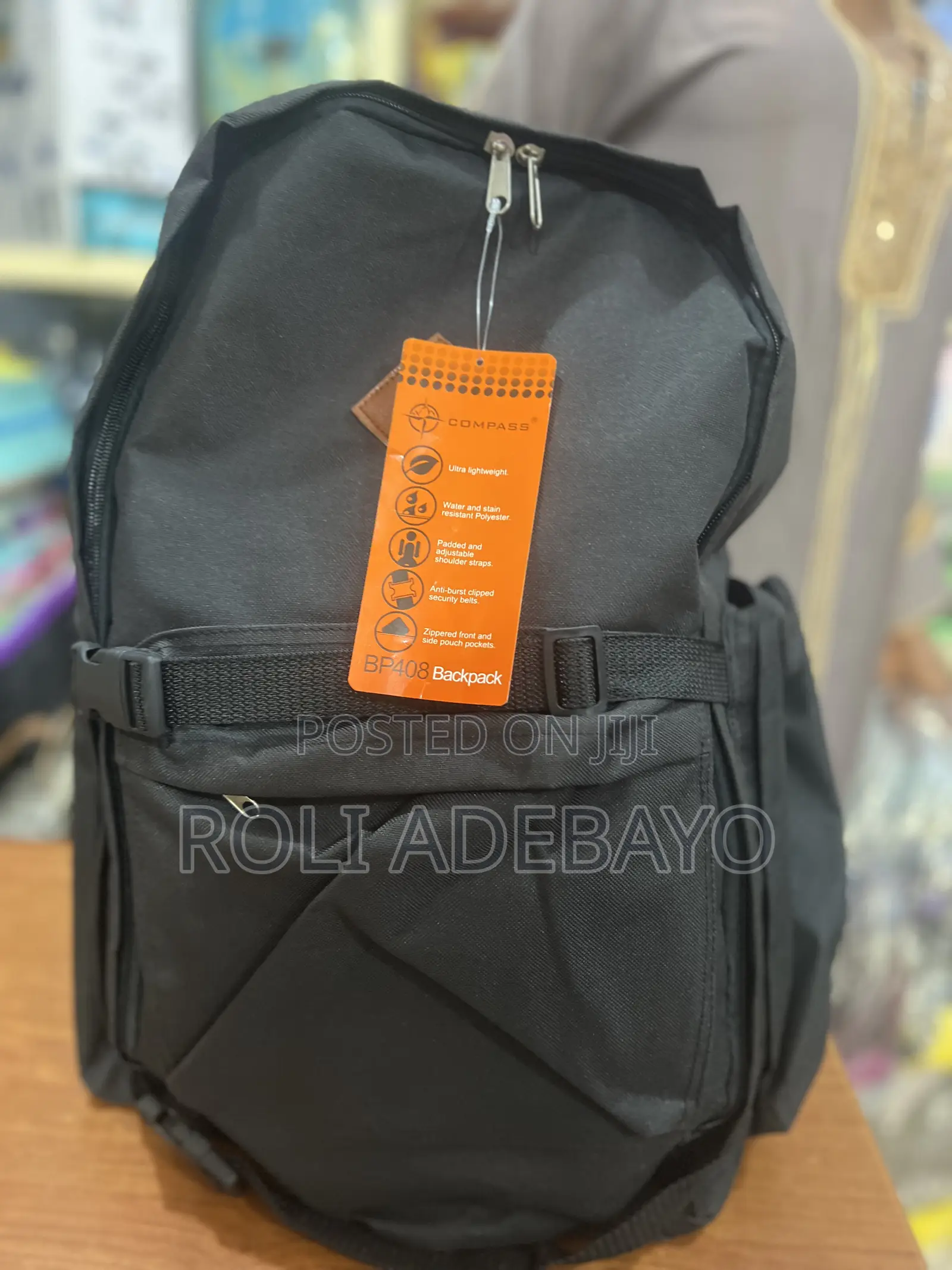 Durable Black Bag From Compass