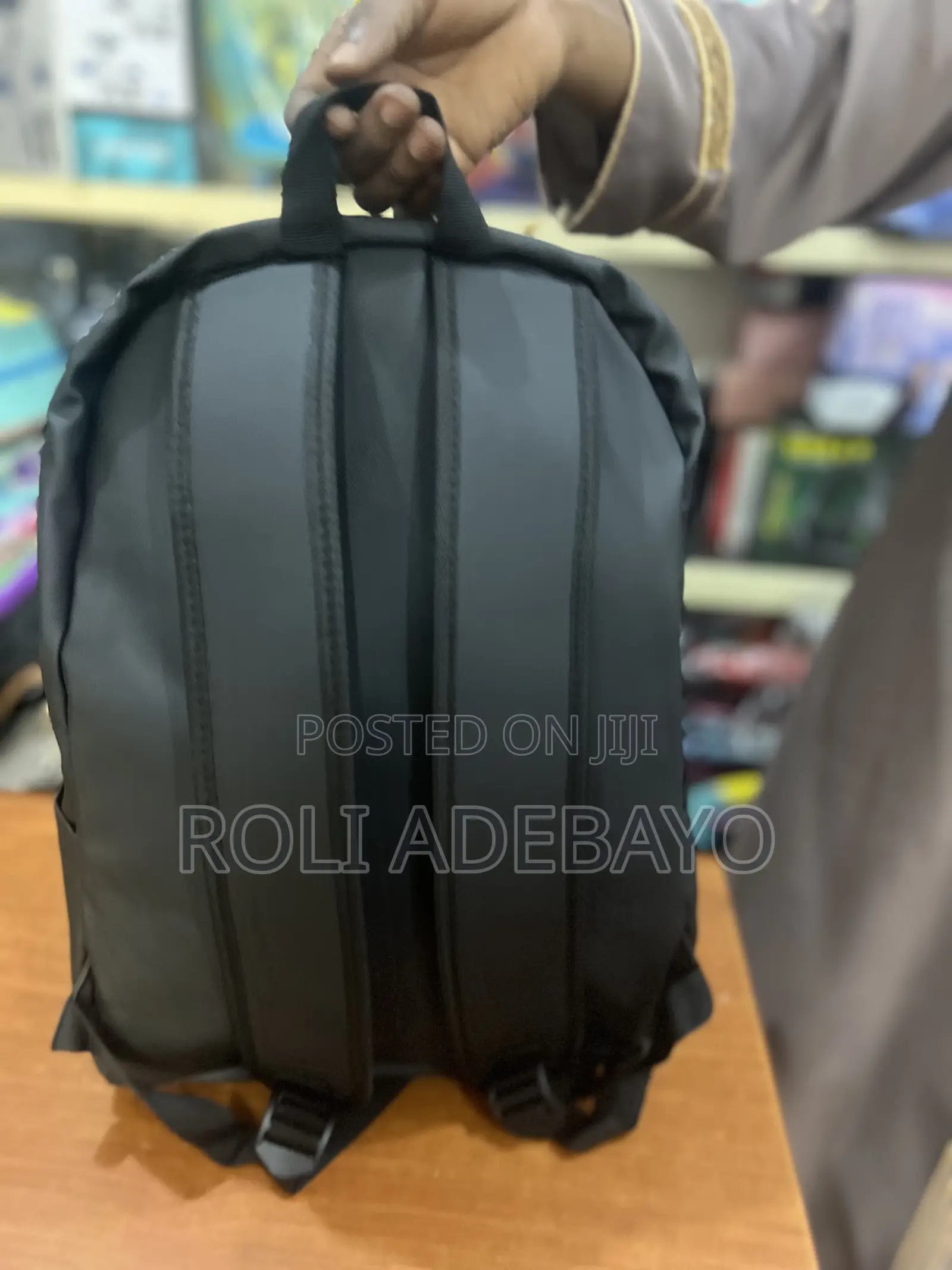 Black Casual Backpack