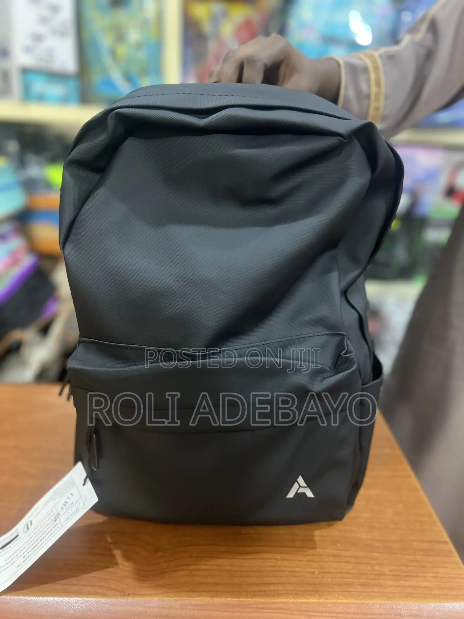 Black Casual Backpack