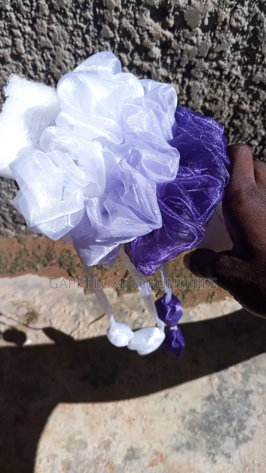 Tulip Organza Scrunchies