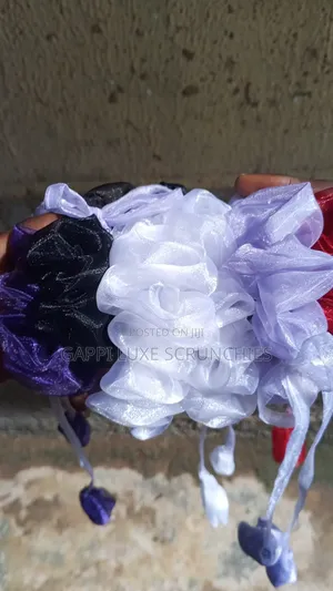 Tulip Organza Scrunchies