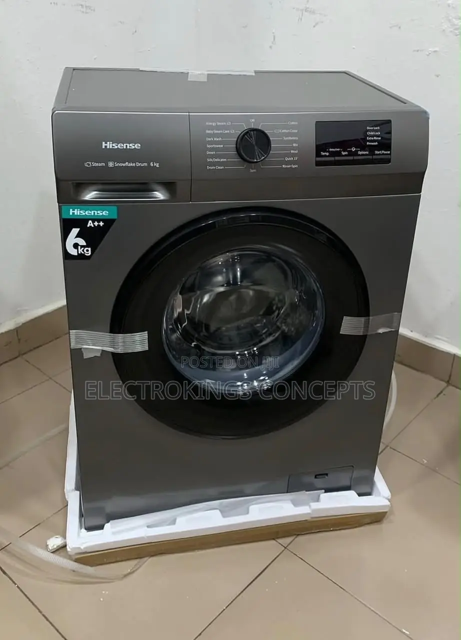 Hisense 6kg Front Load Automatic Inverter Washing Machine Available