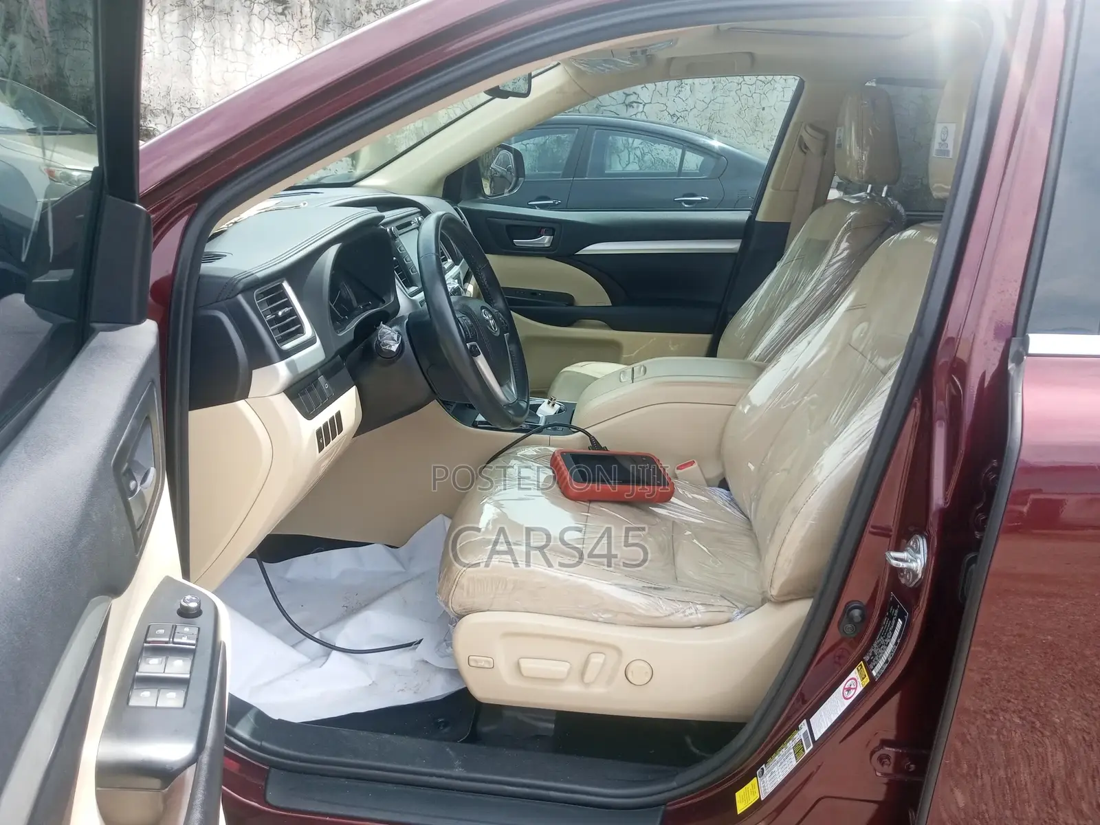 Toyota Highlander 2016 Burgandy