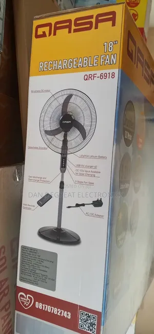 Qasa 18" Rechargeable Fan QRF-6918