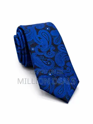 Slim Casual Men's Classic Tie Blue