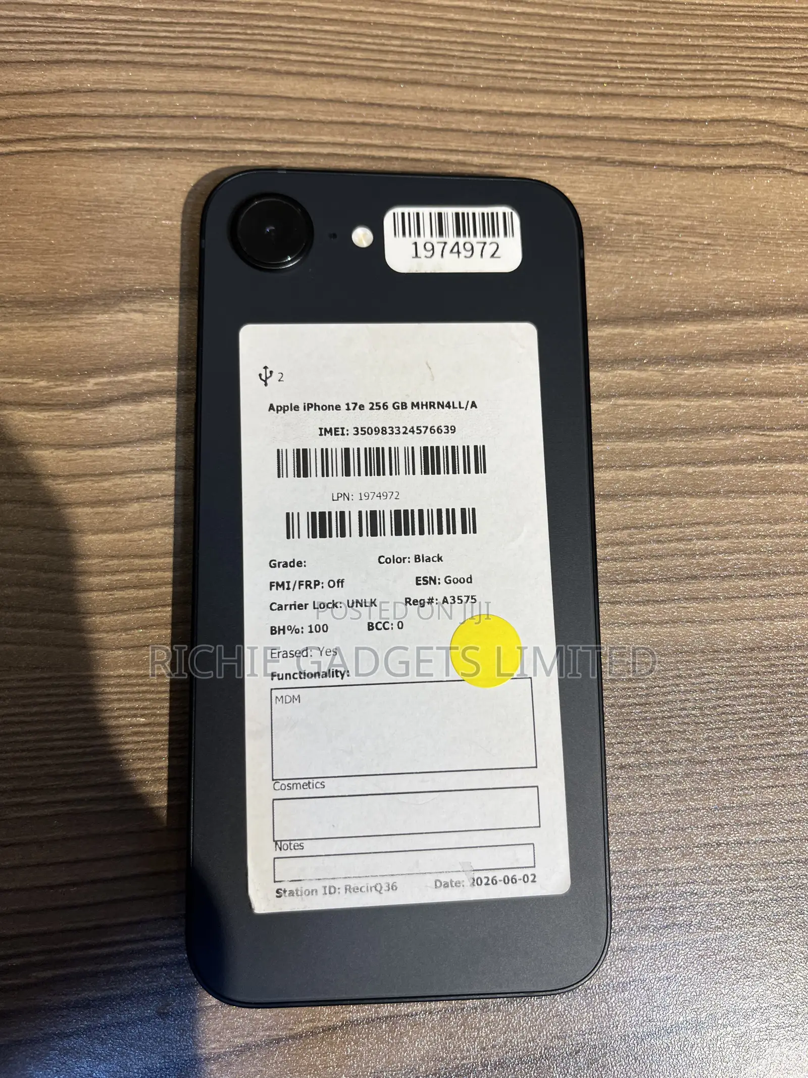 Apple iPhone 17e 256 GB Black