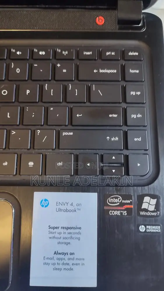 Laptop HP Envy 4 8GB Intel Core i5 SSD 256GB