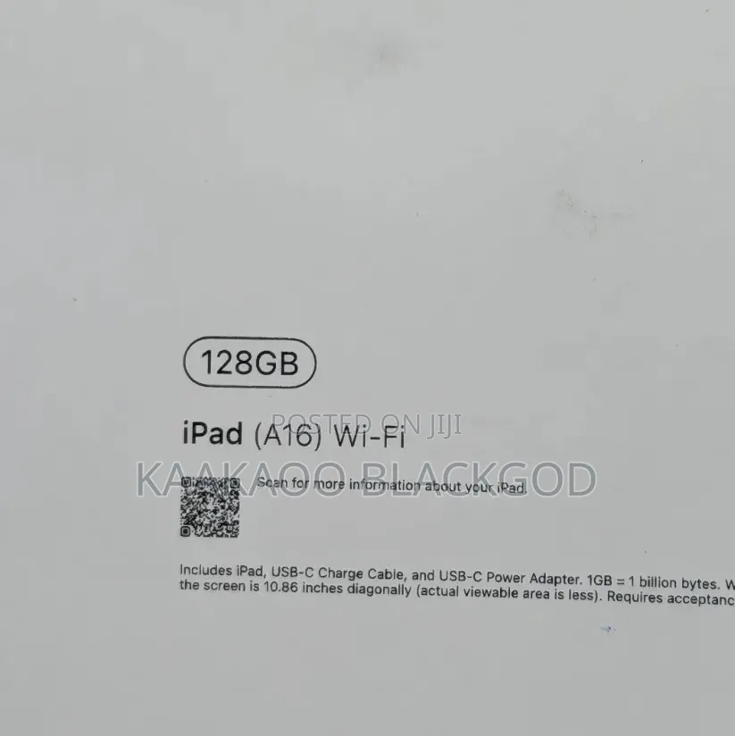 New Apple iPad Wi-Fi 128 GB Blue