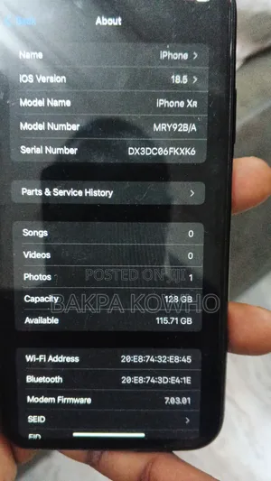 Apple iPhone XR 128 GB Black