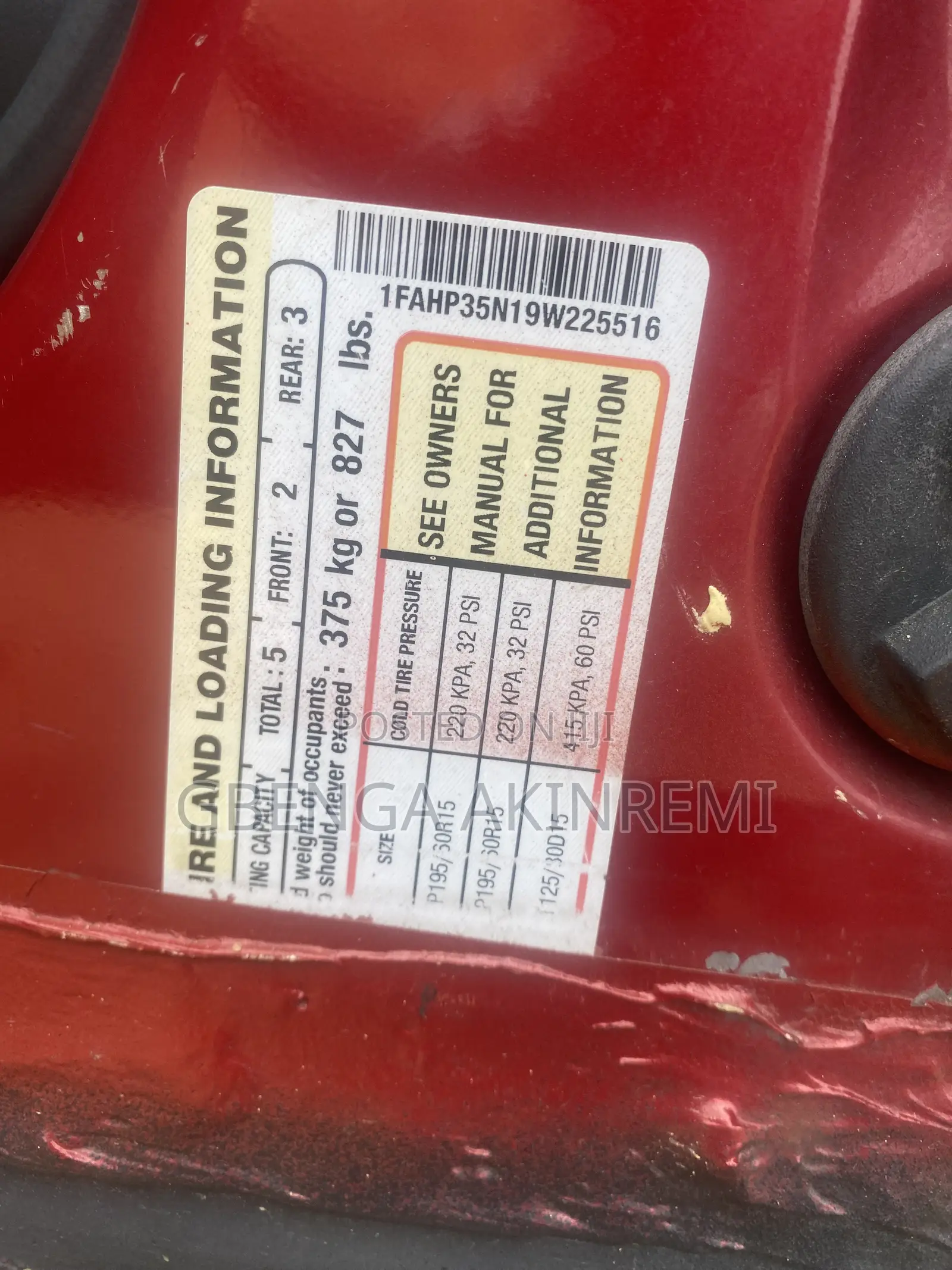 Ford Focus 2.0 SE 2009 Red
