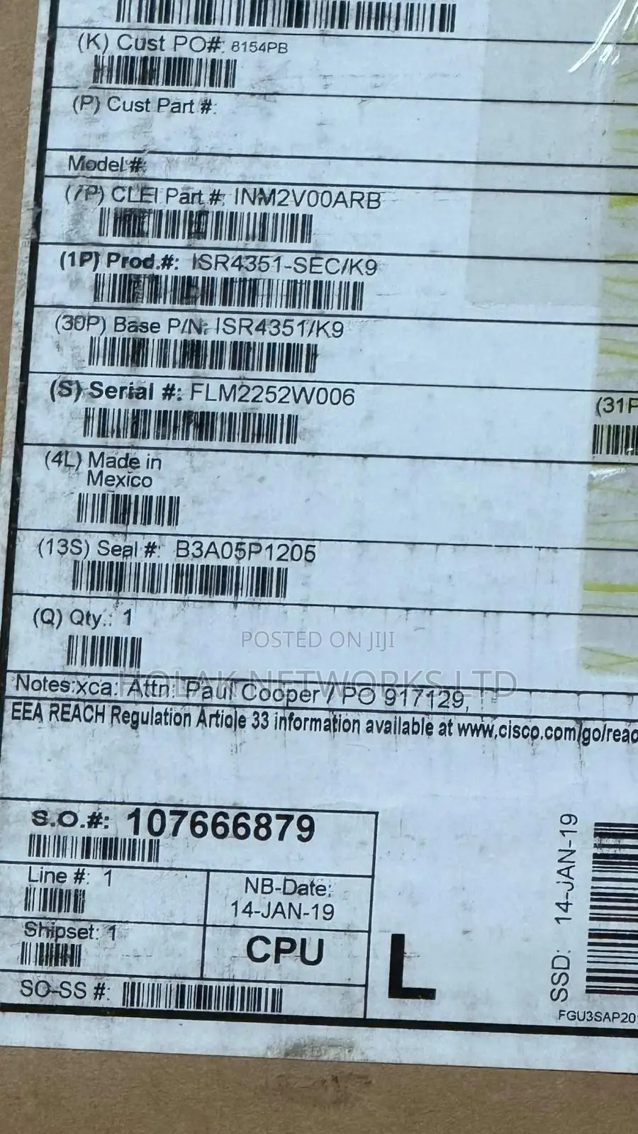 Cisco ISR4351 Sec/