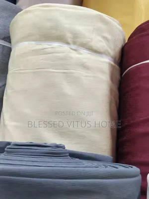 Premium Plain Cream Curtain