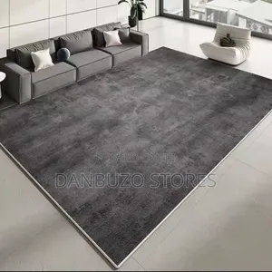 High Quality Ultra-Soft Modern Gray-Color Center Rug Large Size