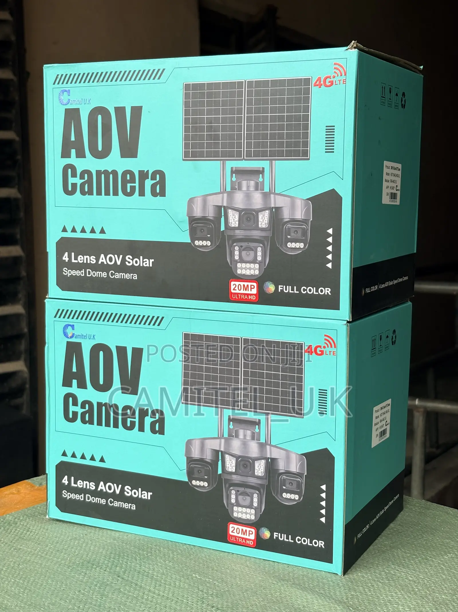 4-Lens AOV Solar Speed Dome PTZ Camera