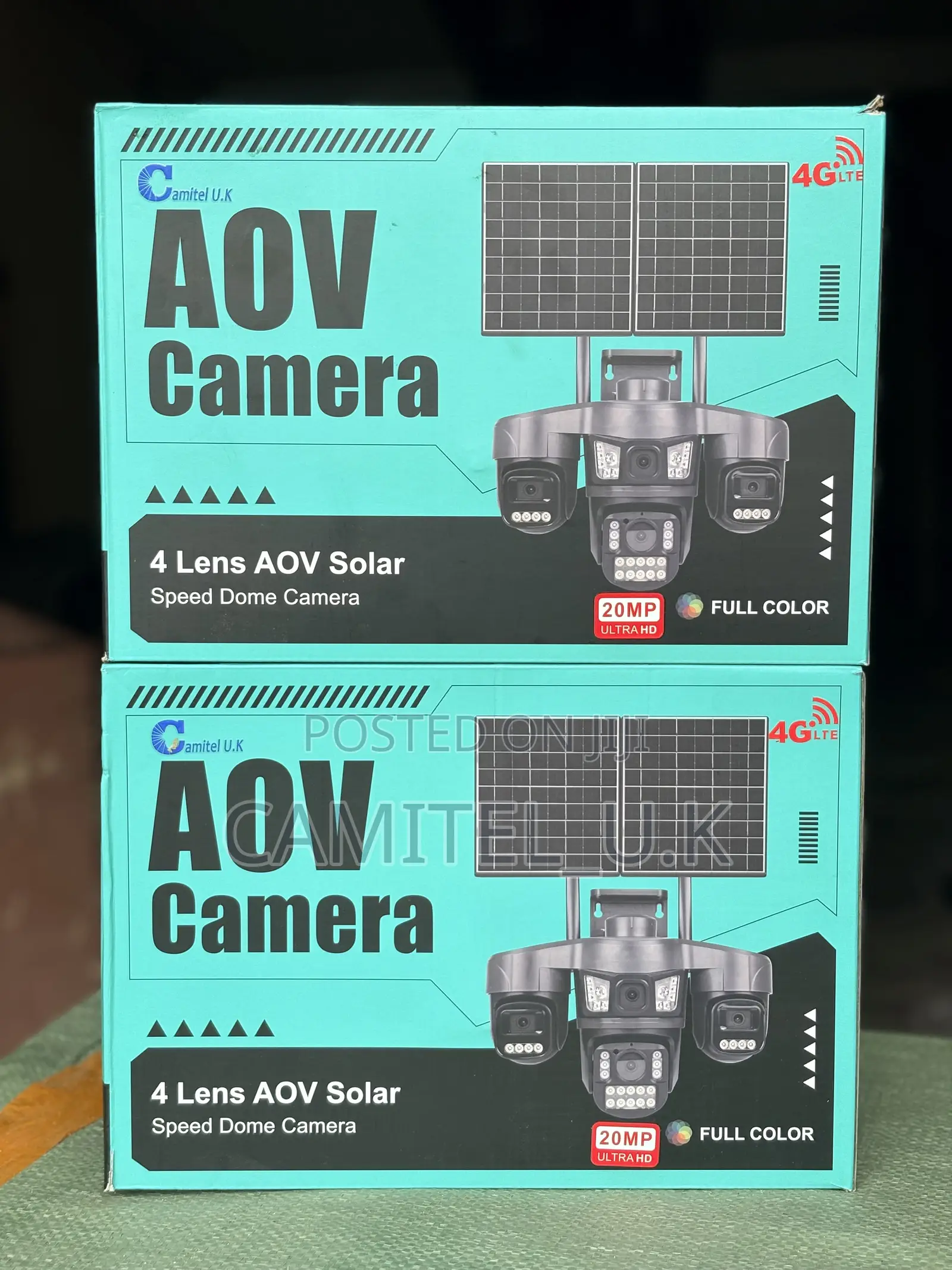 4-Lens AOV Solar Speed Dome PTZ Camera