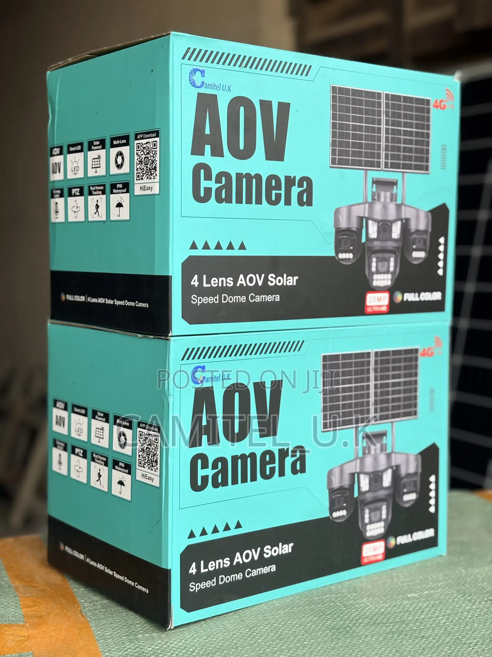 4-Lens AOV Solar Speed Dome PTZ Camera