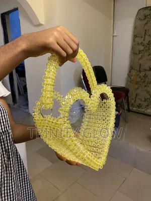 Heart Shaped Bead Bag