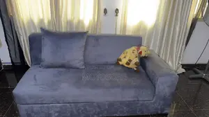 Grey Velvet Living Room Sofa