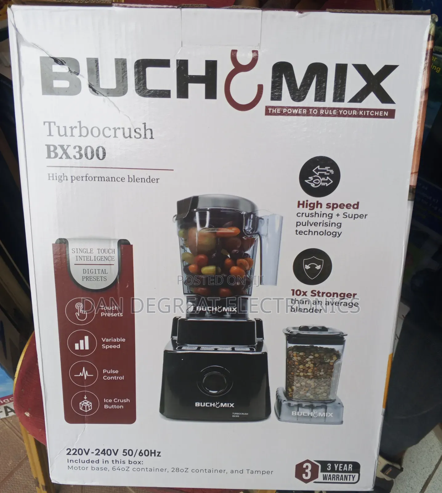 Buchymix Bx300 Turbocrush Digital Blender