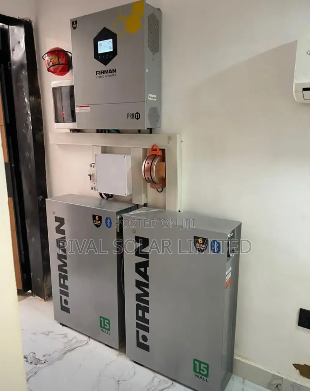 15kwh X 2pcs Pairing With 12kva Fireman