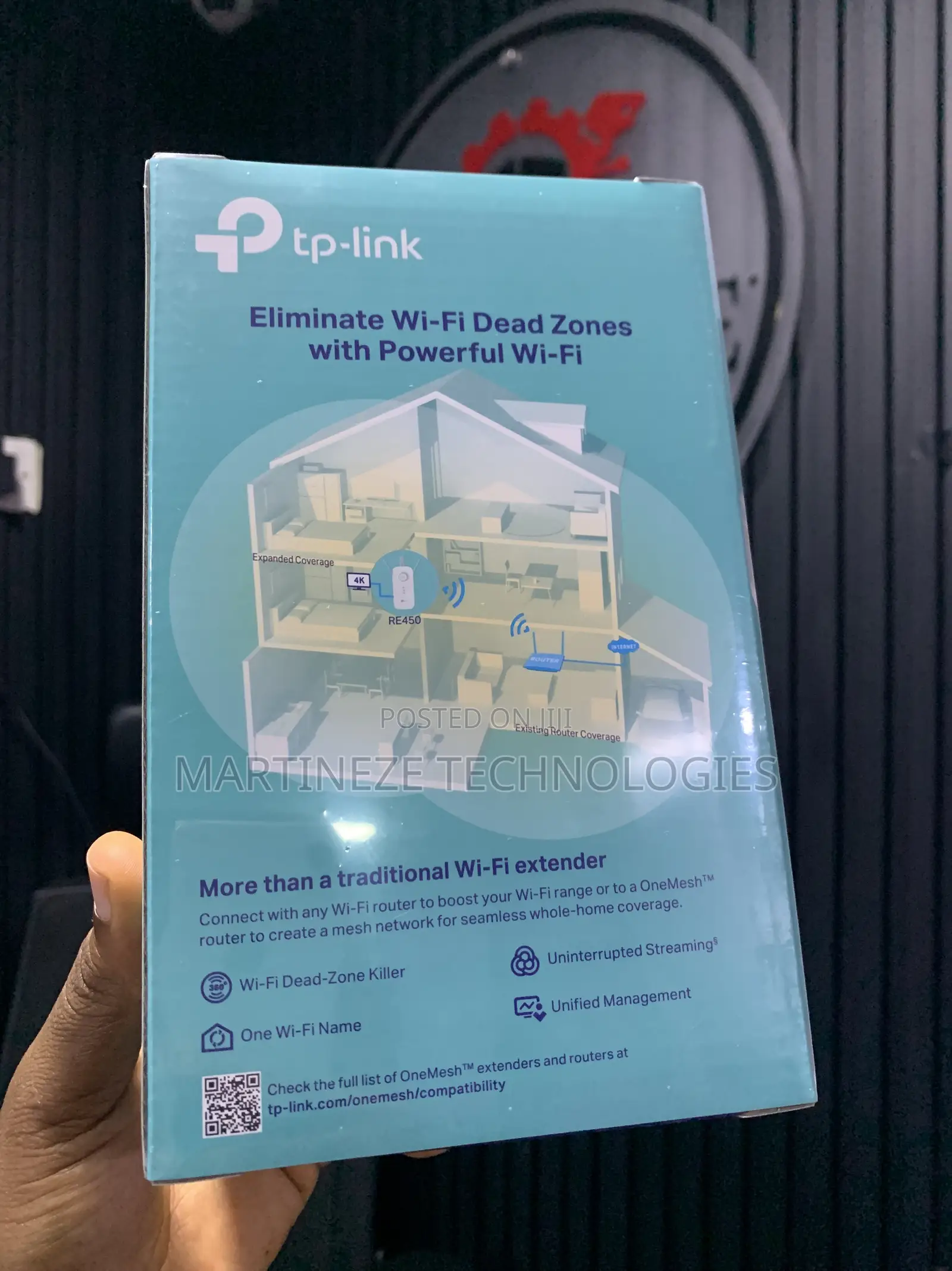 TP-Link Mesh Wi-Fi Extender AC 1750