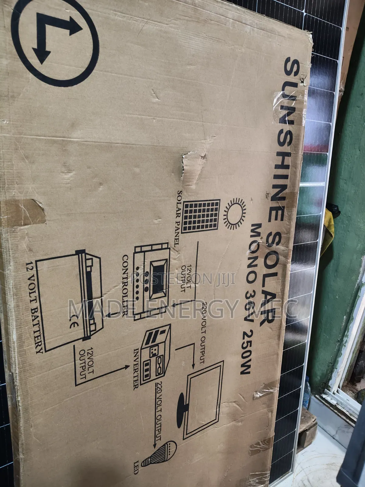 250w Sunshine Solar Panel Monocrystalline Solar Panel