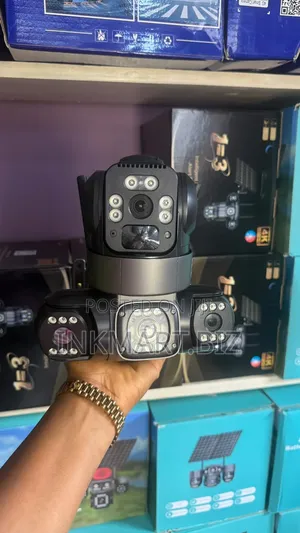 V380pro 3lens 3view 4g Aolar PTZ Camera 12mp Hd