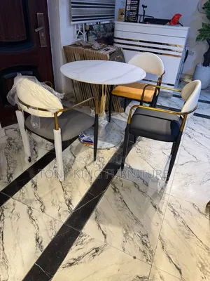 Modern Imported Marble Dining Table Set
