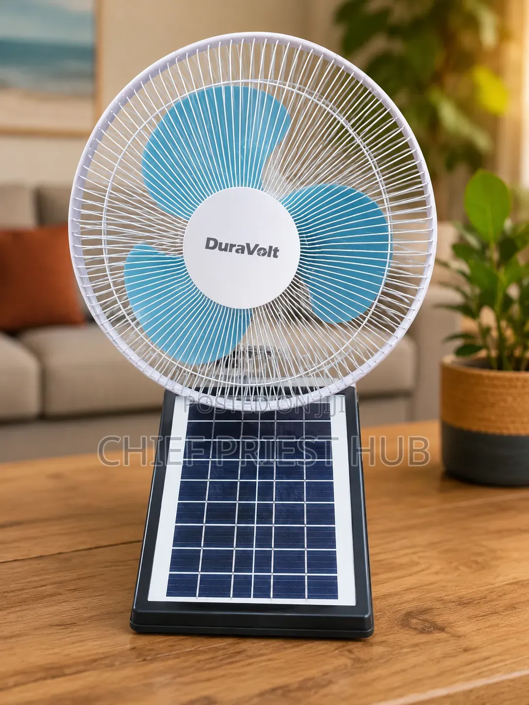 Solar Table Top Fan AC/Dc With Panel