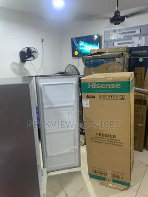 Hisense RS-189DR 190L Vertical Freezer Silver Edition