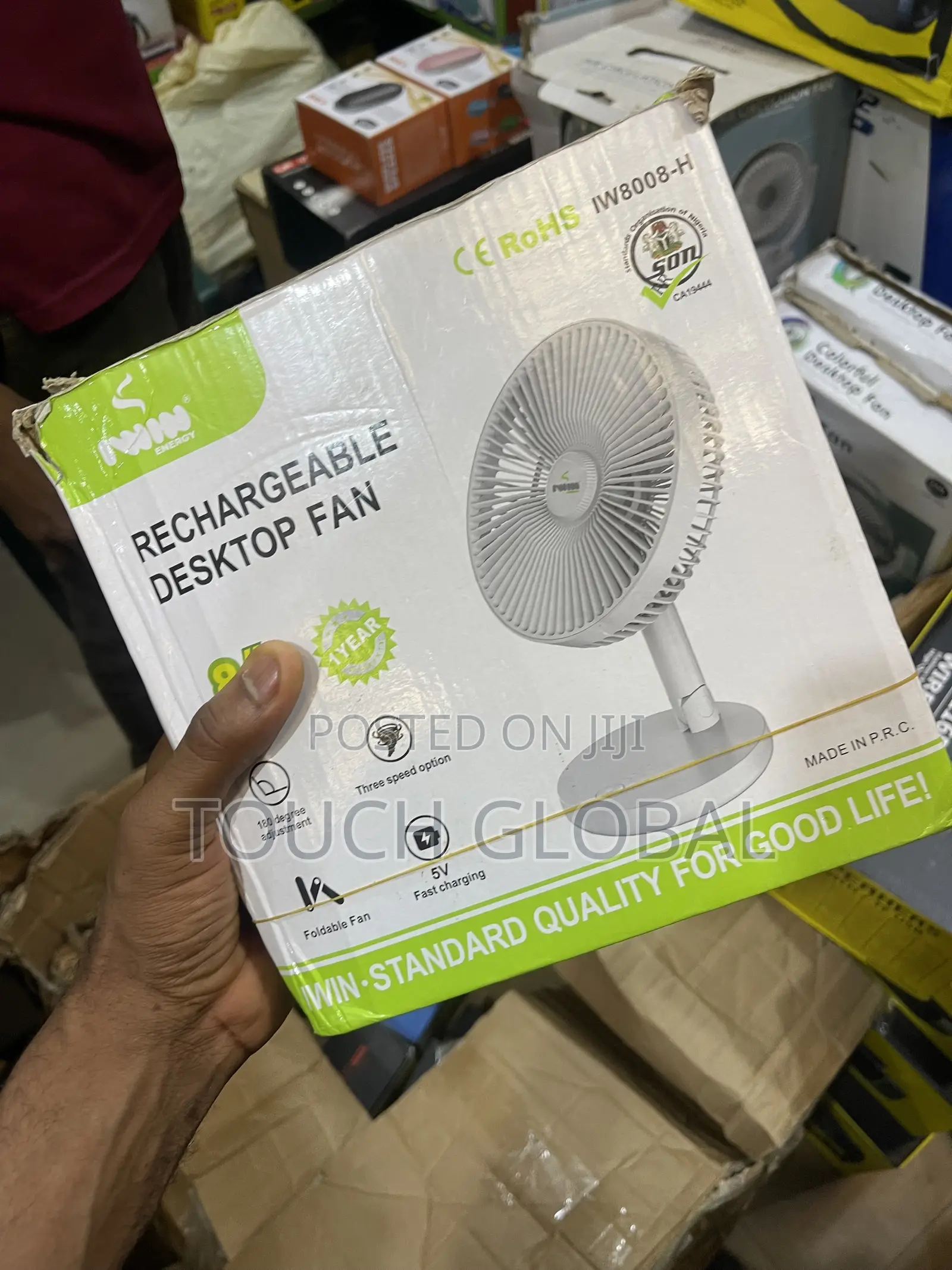 Recharge Able Fan
