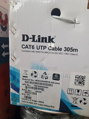 D-Link Cat6 Indoor Cable