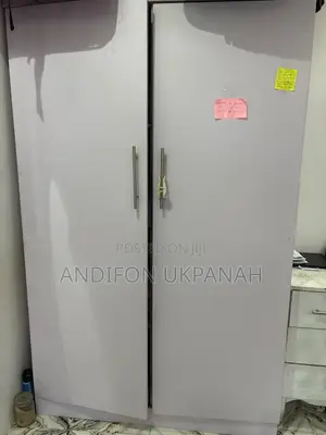 Tall 2-Door Wooden Wardrobe