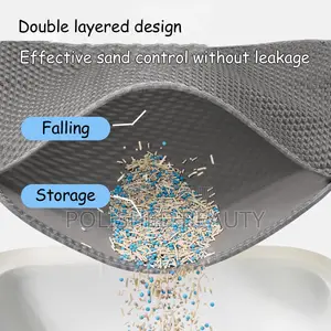 Double-Layer Waterproof Cat Litter Mat (55cm X 75cm)