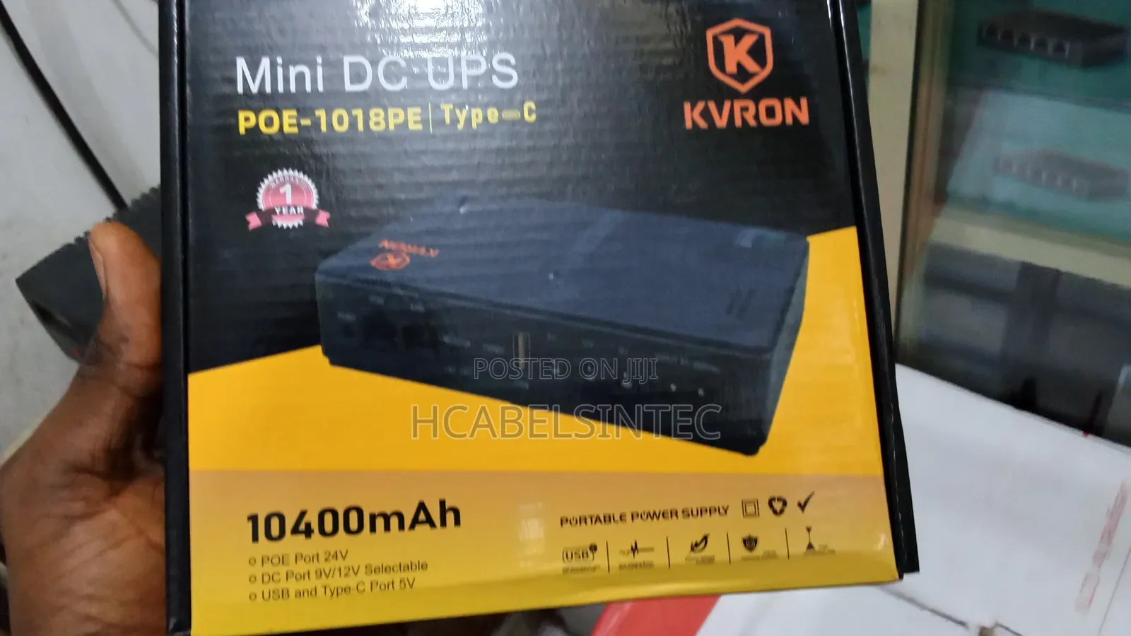Mini DC UPS Poe-1018pe/Type = C