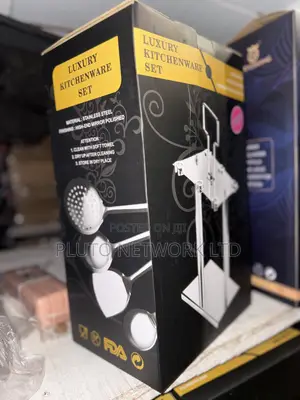 Quality Luxury Silver Cooking Spoon Set