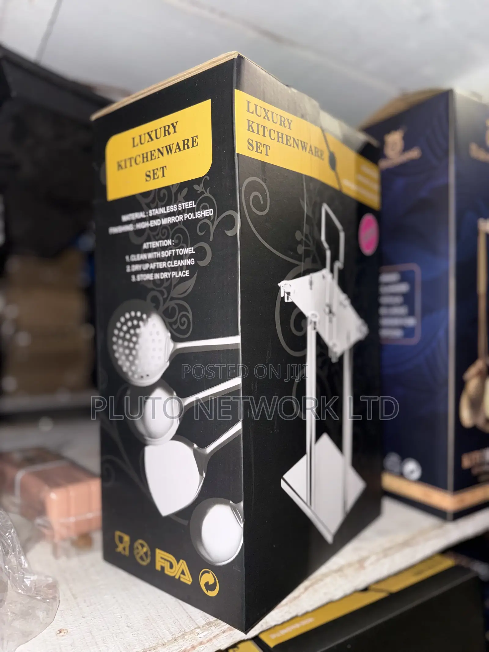 Quality Luxury Silver Cooking Spoon Set
