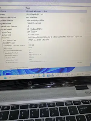 Laptop HP EliteBook 840 G3 8GB Intel Core i5 SSD 256GB