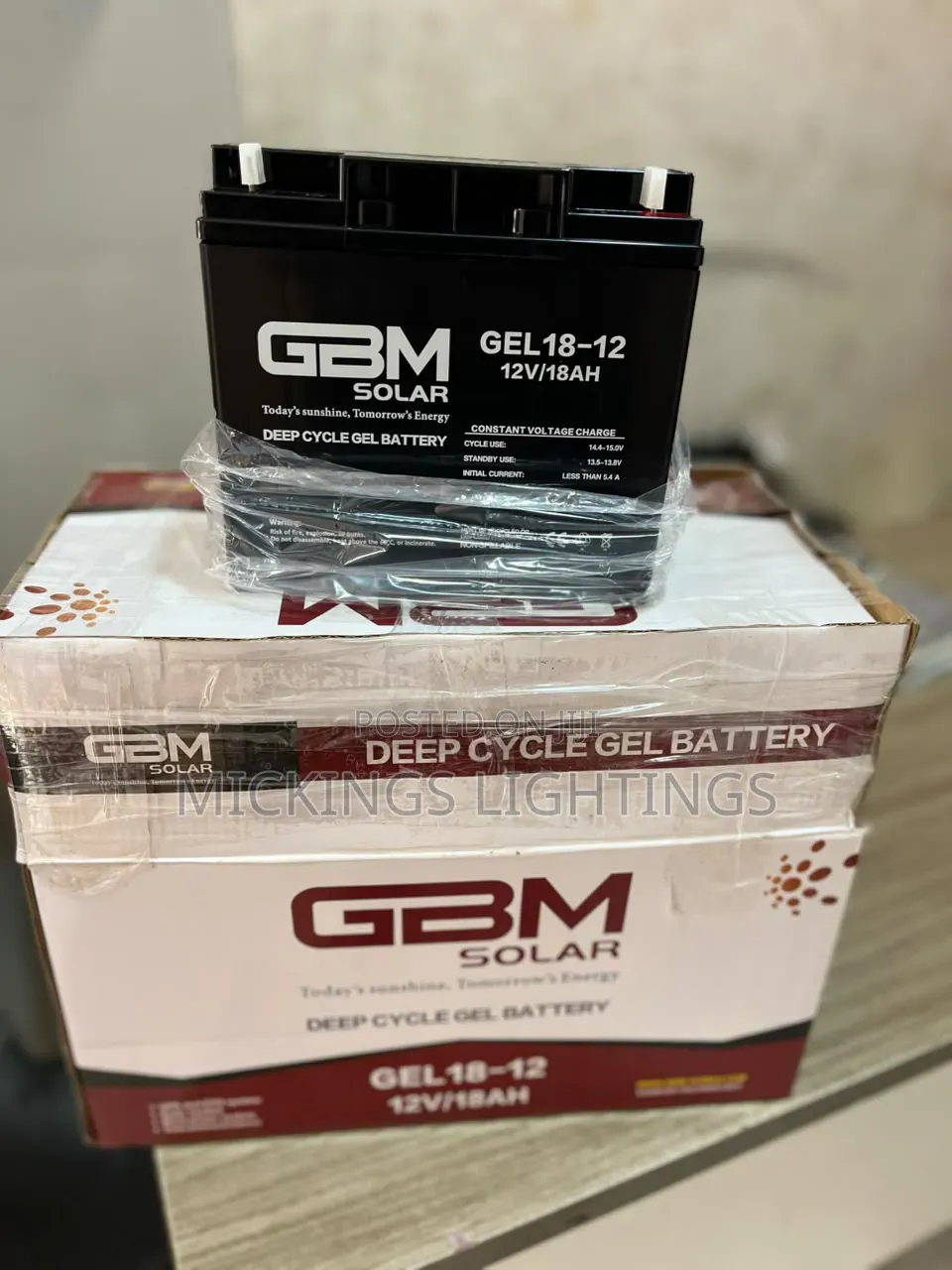 GBM Deep Gel Solar Battery