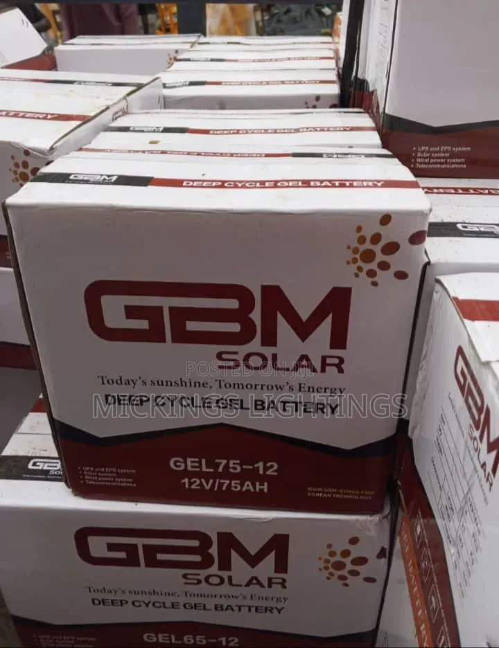 GBM Deep Gel Solar Battery