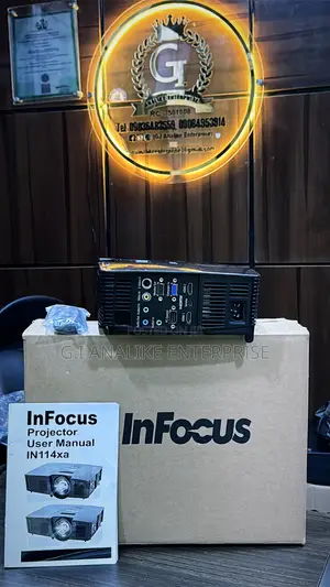 InFocus IN114xa Projector 3,800 Lumens.