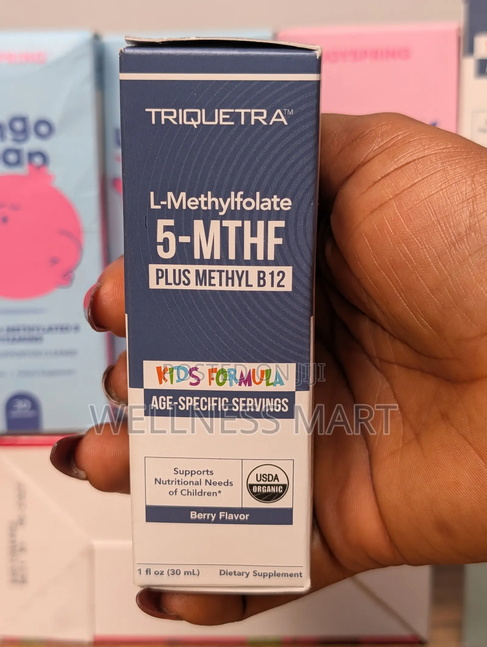Triquetra L-Methylfolate Drops | Active Folate B9 | 30ml | U.S.A