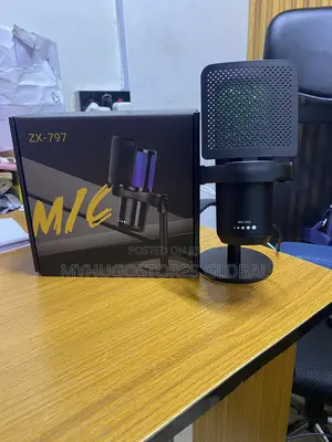 Condenser USB Microphone With RGB Light