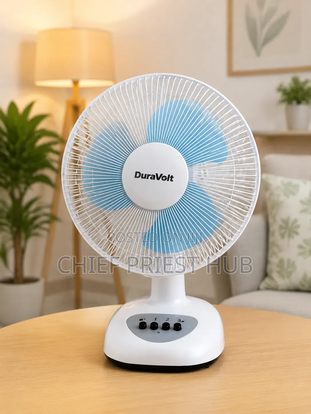 Solar Table Top Fan AC/Dc With Panel