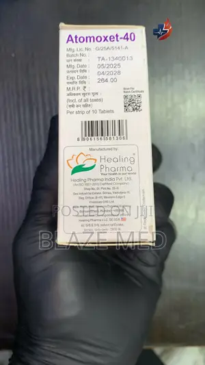 Atomoxetine Hydrochloride Tablets 40 Mg