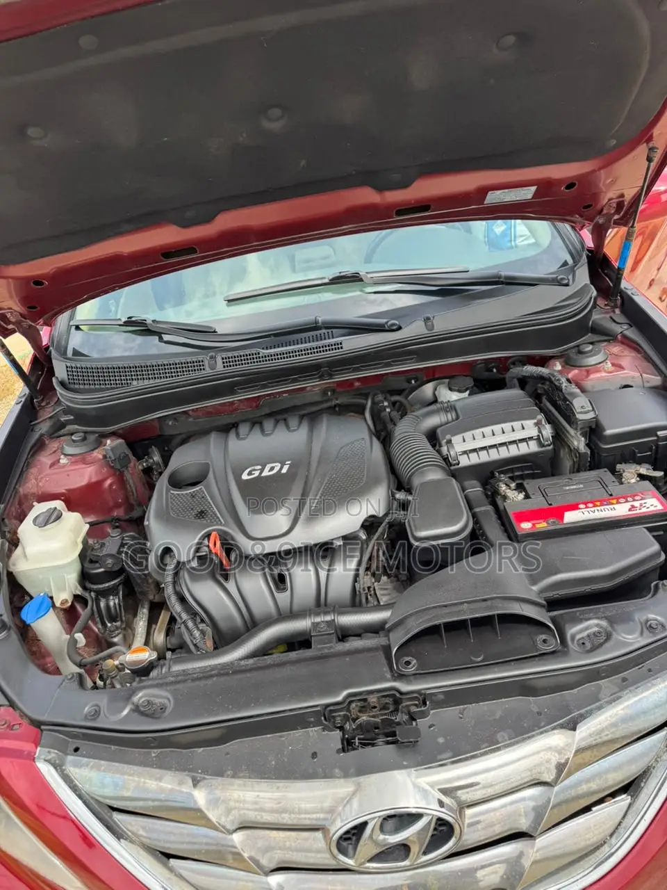 Hyundai Sonata 2012 Red