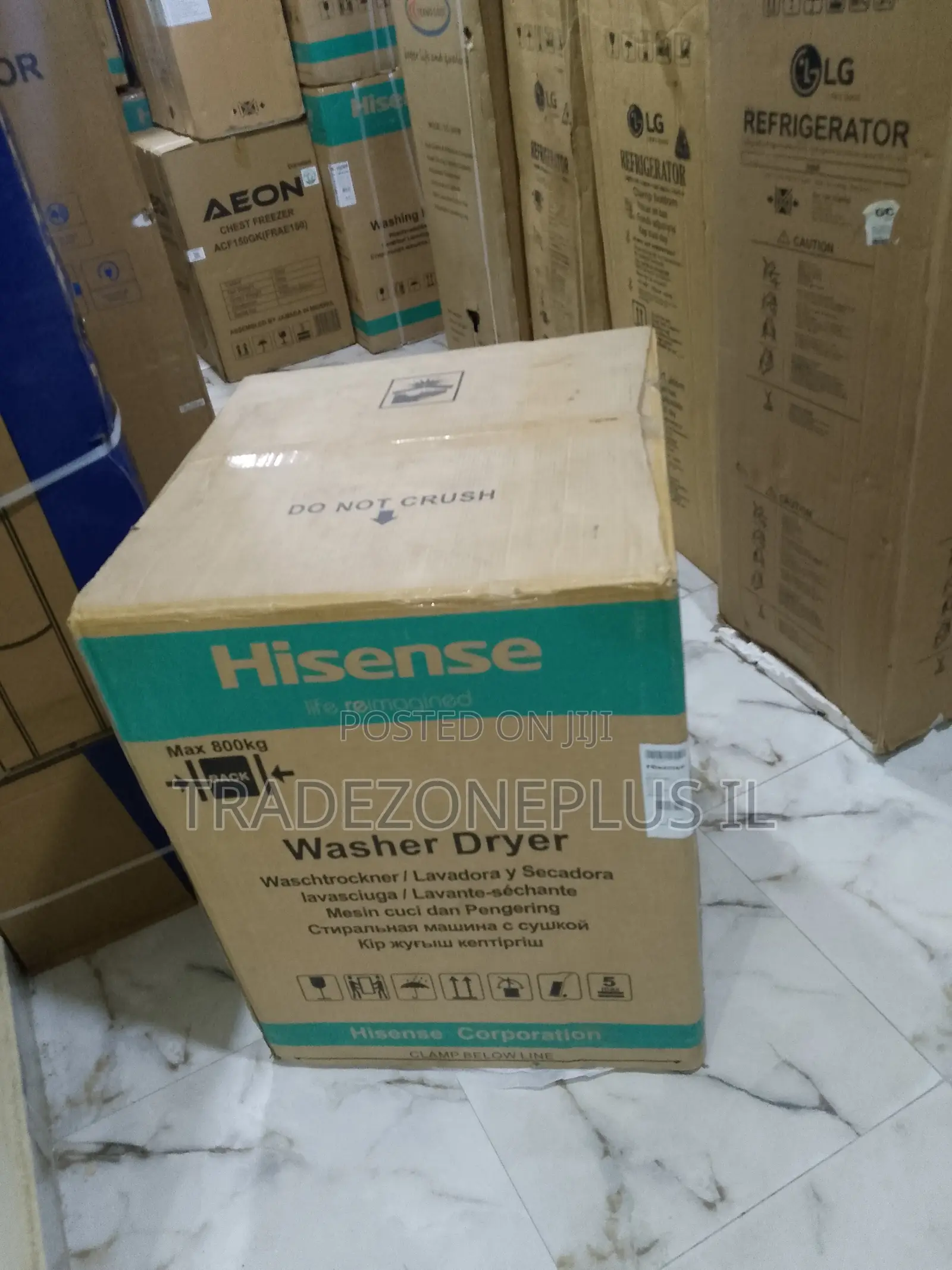 Hisense Titanium Grey Front Load Washer Dryer WD3S1043BT