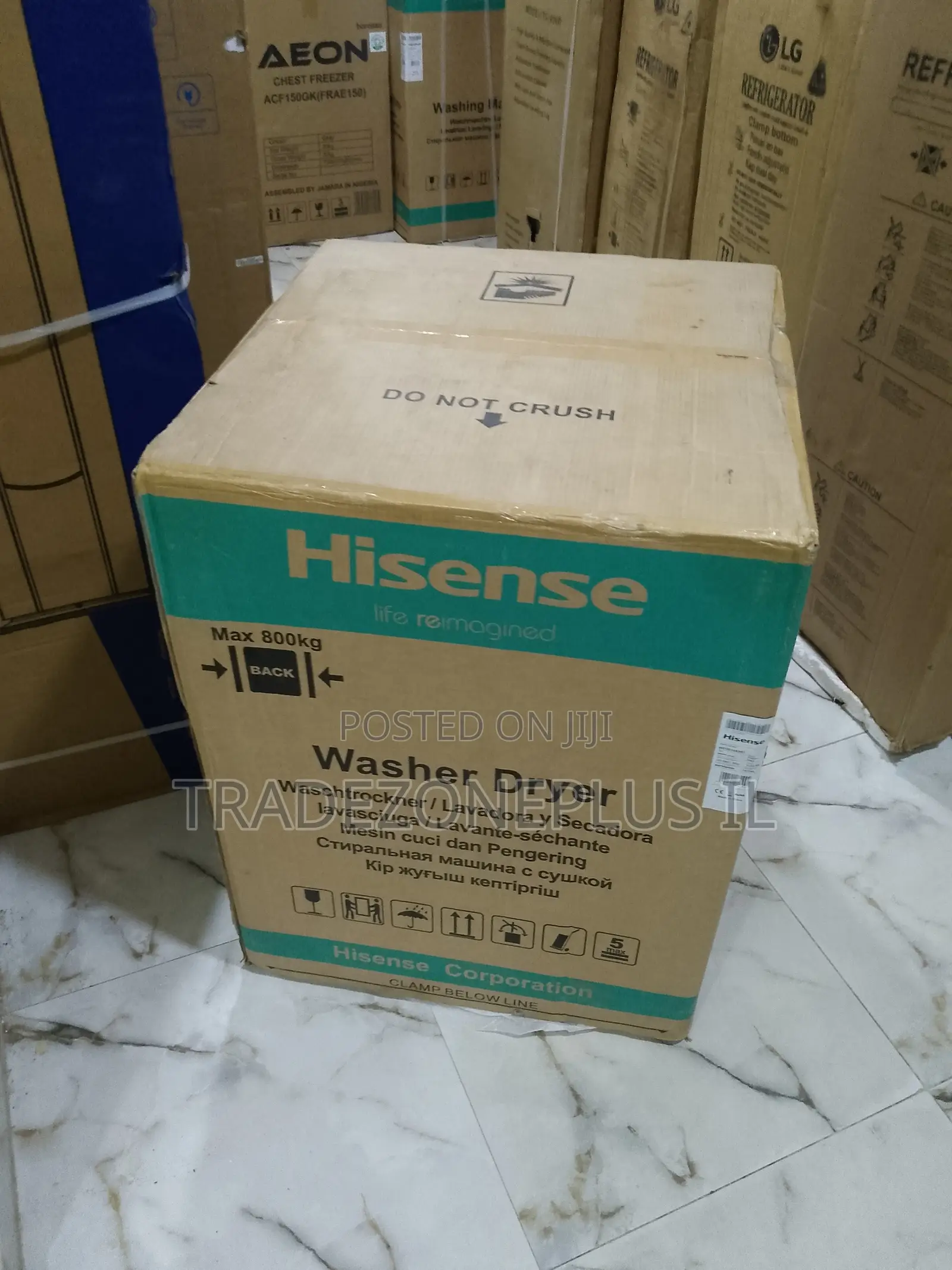 Hisense Titanium Grey Front Load Washer Dryer WD3S1043BT