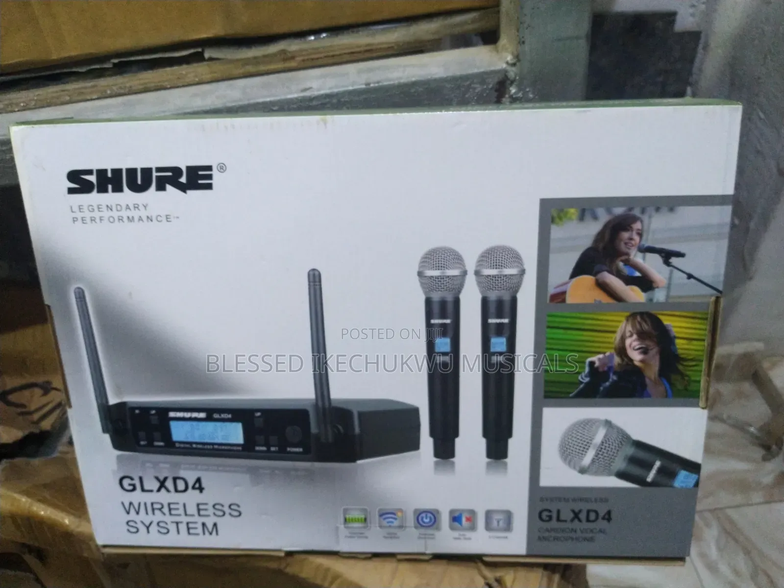 Professional Shure Microphone GLXD4