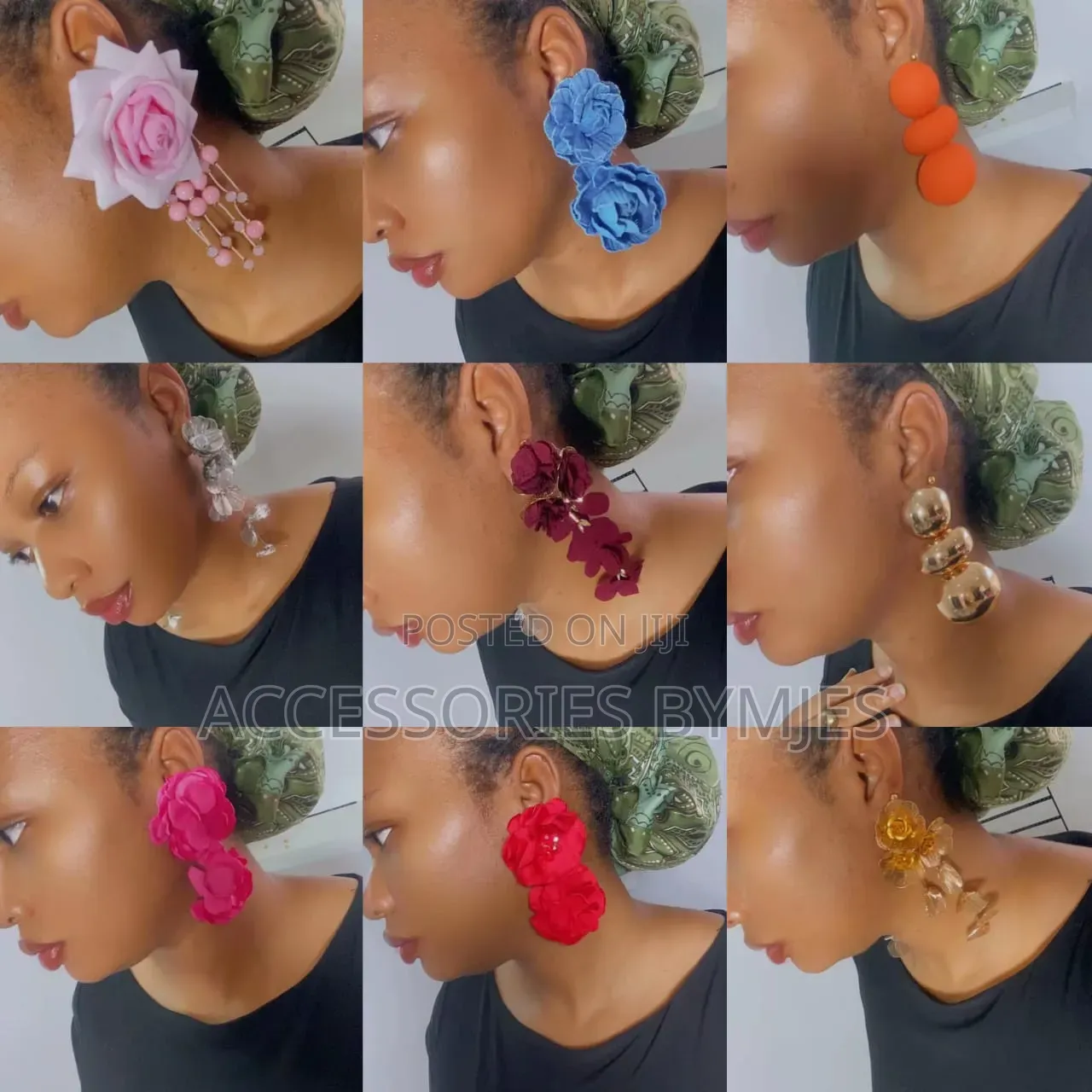 Floral Statement Earrings
